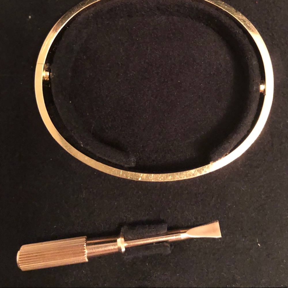 Cartier love bracelet rose gold 17cm